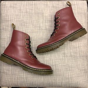 Dr. Martens Luana Leather Cherry Red Boot